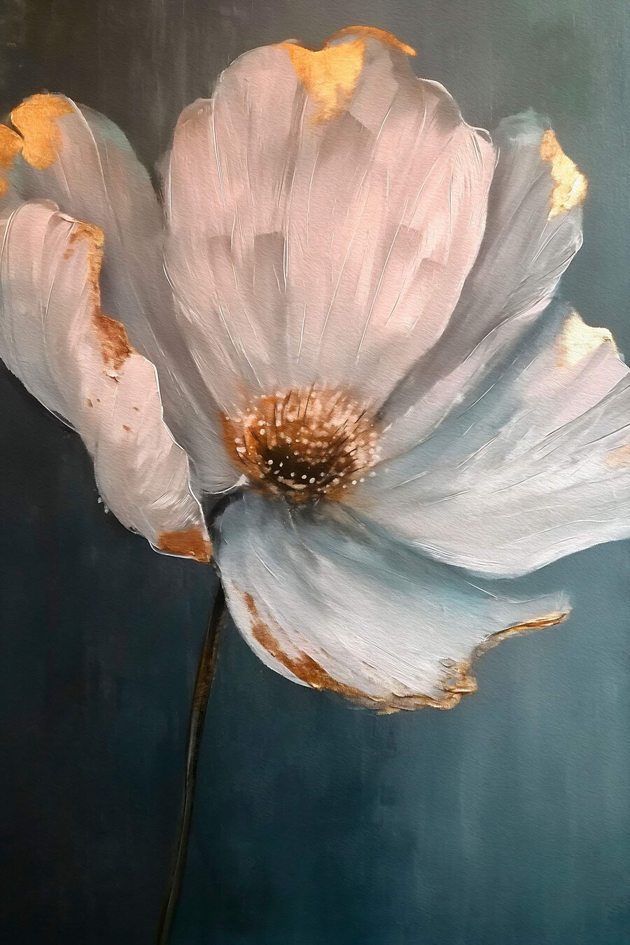 Peinture d'une fleur