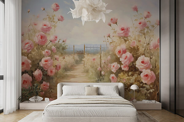 Peinture de roses roses Peinture de roses roses