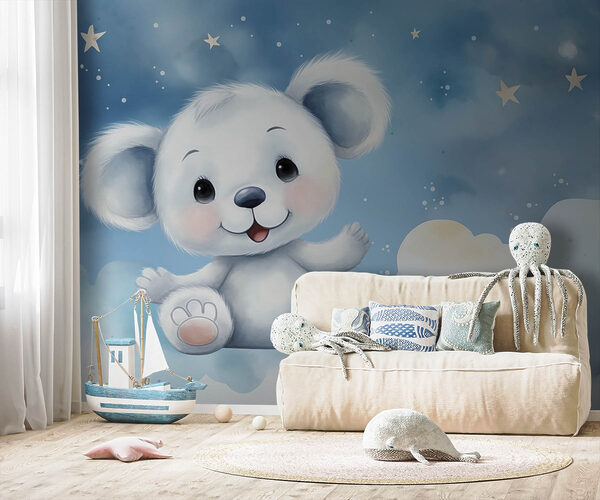 Caricature d'un ours blanc Caricature d'un ours blanc