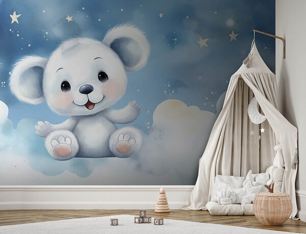 Caricature d'un ours blanc Caricature d'un ours blanc