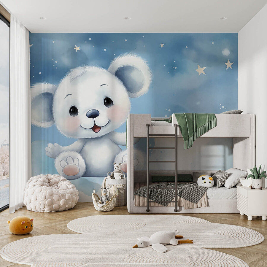 Caricature d'un ours blanc
