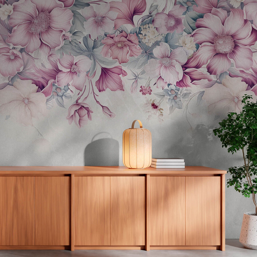 L'élégance florale dans des tons pastels.