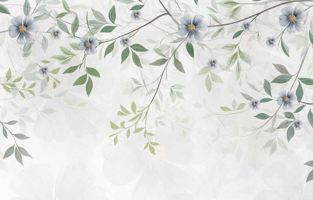Peinture de fleurs et de feuilles Peinture de fleurs et de feuilles
