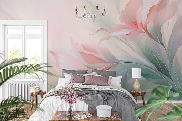 Peinture de fleurs et de feuilles Peinture de fleurs et de feuilles
