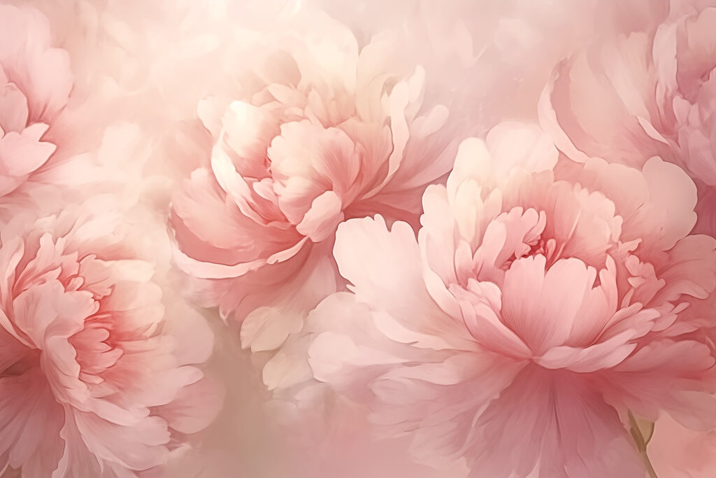 Fleurs délicates dans des teintes douces Fleurs délicates dans des teintes douces