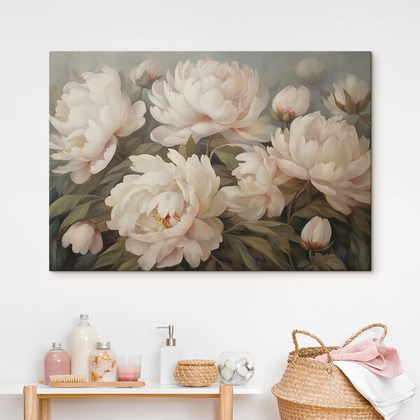Peinture de fleurs blanches Peinture de fleurs blanches