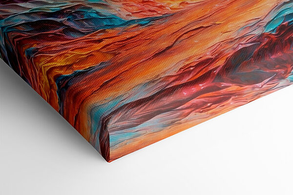 Peinture d'un arbre aux feuilles colorées Peinture d'un arbre aux feuilles colorées