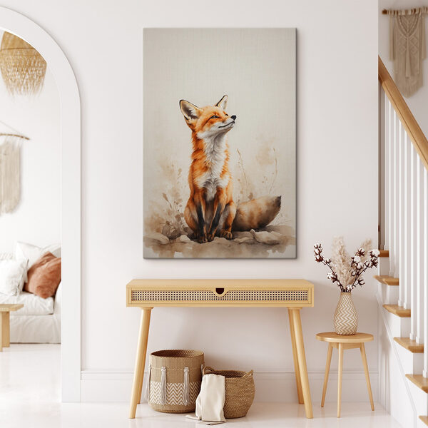 Peinture d'un renard Peinture d'un renard
