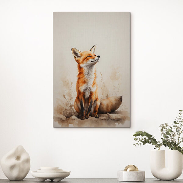 Peinture d'un renard Peinture d'un renard