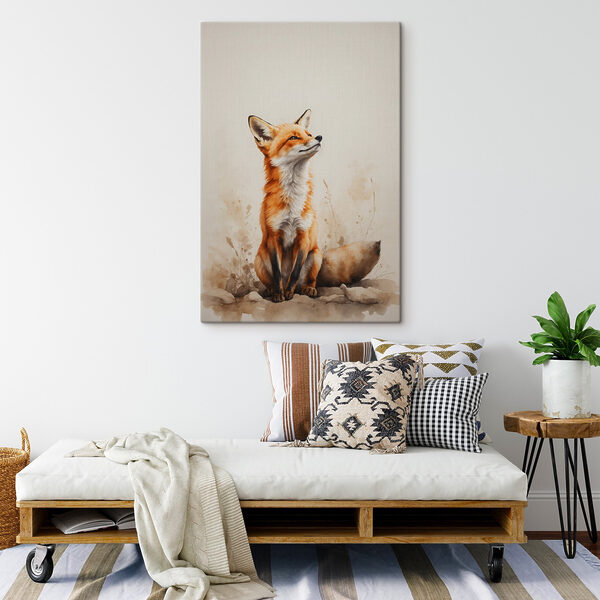 Peinture d'un renard Peinture d'un renard