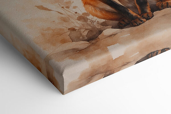 Peinture d'un renard Peinture d'un renard