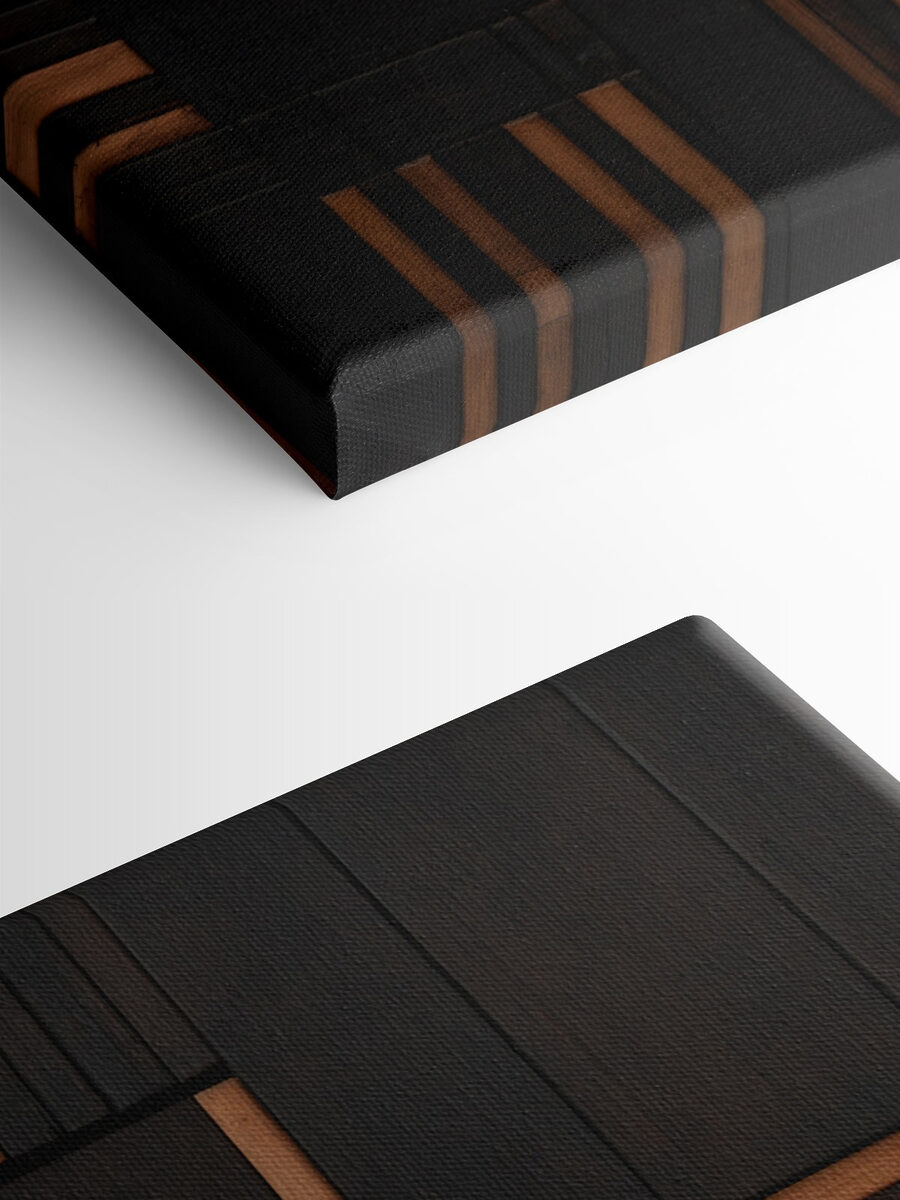 Mur en bois noir et brun Mur en bois noir et brun