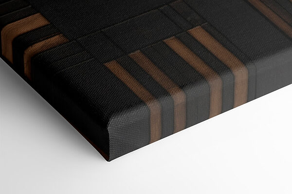 Mur en bois noir et brun Mur en bois noir et brun