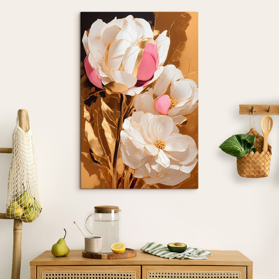 Fleurs délicates dans un arrangement élégant