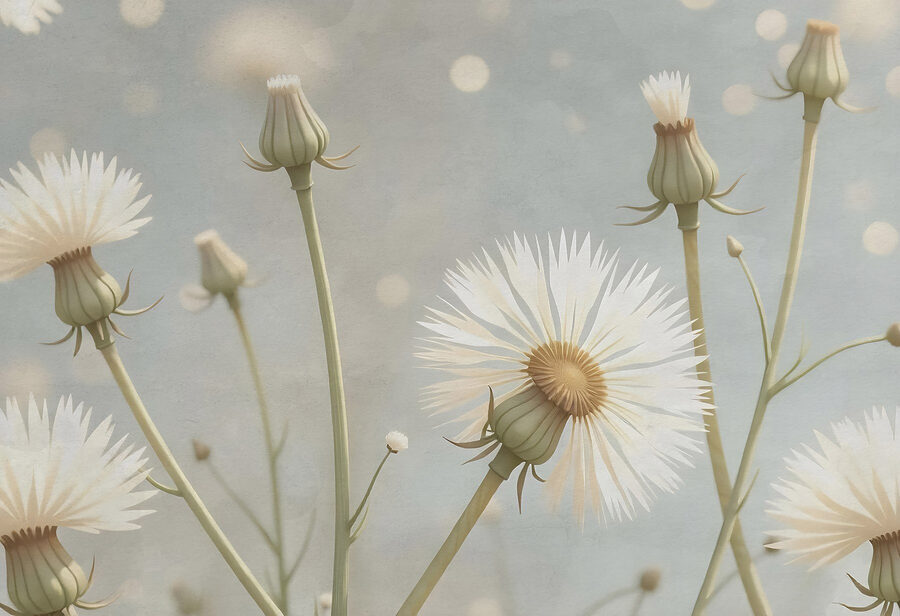 Fleurs délicates dans des teintes douces