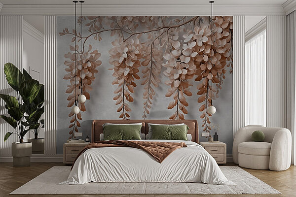 Branche avec des fleurs Branche avec des fleurs