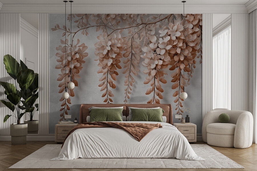 Branche avec des fleurs