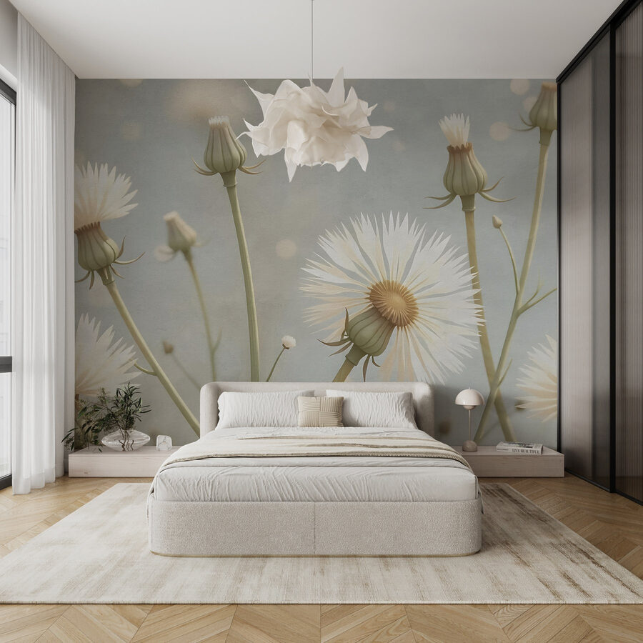 Fleurs délicates dans des teintes douces
