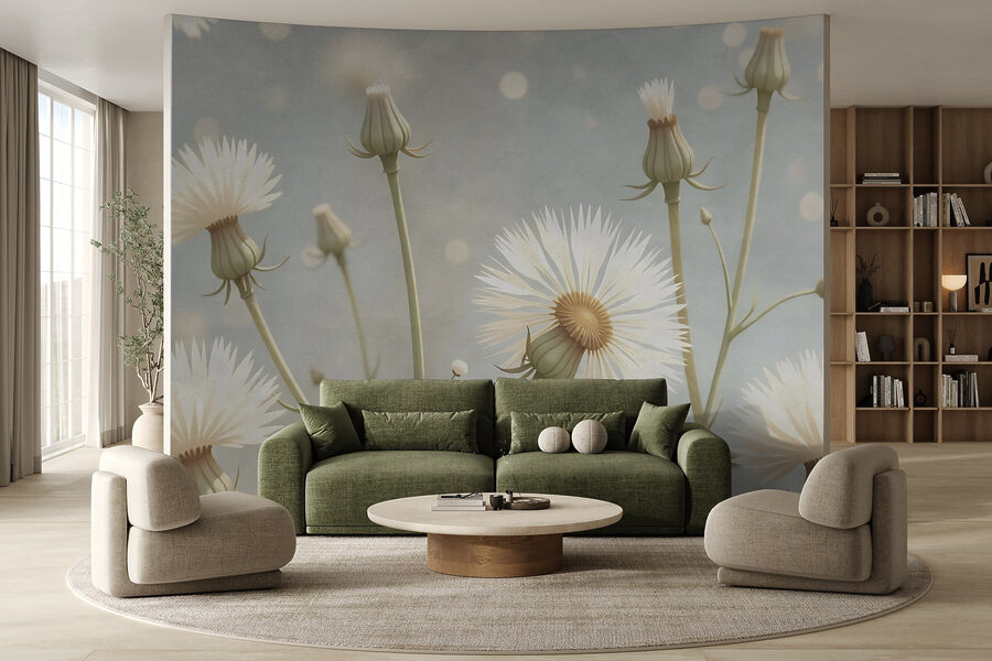 Fleurs délicates dans des teintes douces
