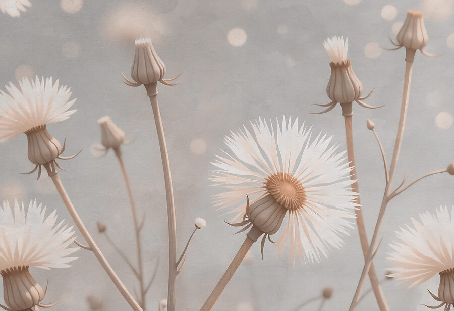 Des fleurs délicates aux teintes douces