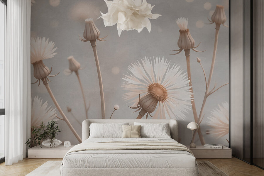 Des fleurs délicates aux teintes douces