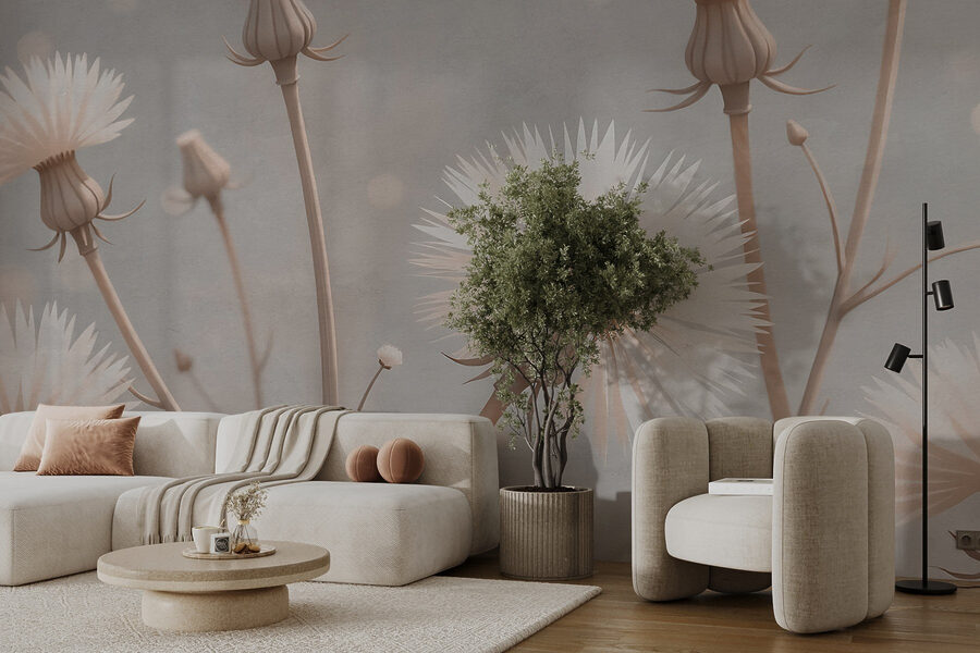 Des fleurs délicates aux teintes douces