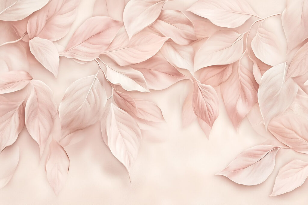 Feuilles délicates aux teintes douces Feuilles délicates aux teintes douces