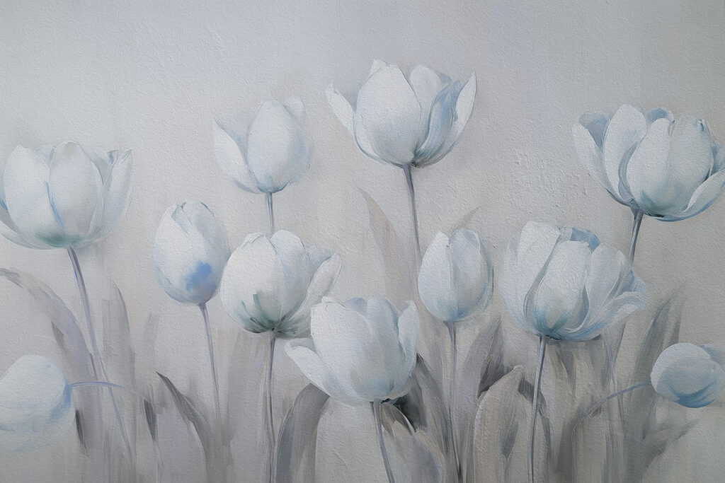 Peinture de fleurs blanches Peinture de fleurs blanches