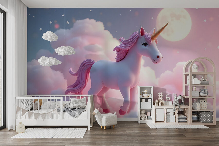 Licorne dans les nuages