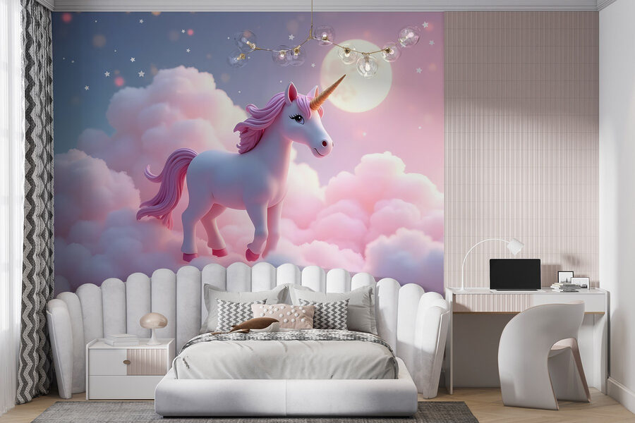 Licorne dans les nuages