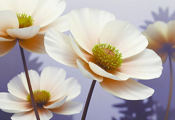 Fleurs délicates dans des teintes douces. Fleurs délicates dans des teintes douces.