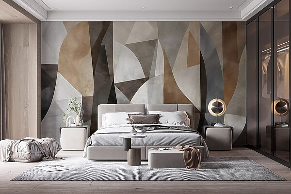 Mur de couleurs et de formes différentes Mur de couleurs et de formes différentes