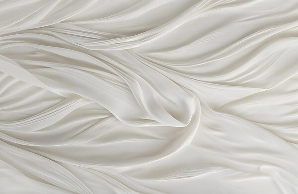 Tissu blanc avec plis Tissu blanc avec plis