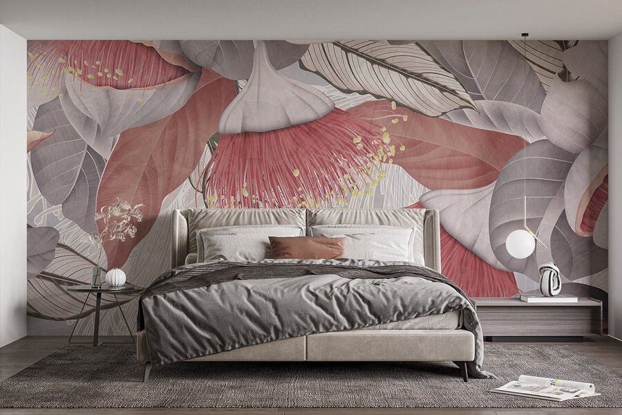 Motifs floraux délicats dans des teintes douces