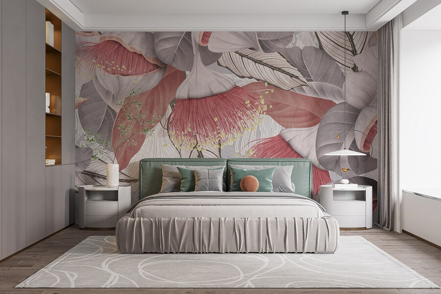 Motifs floraux délicats dans des teintes douces