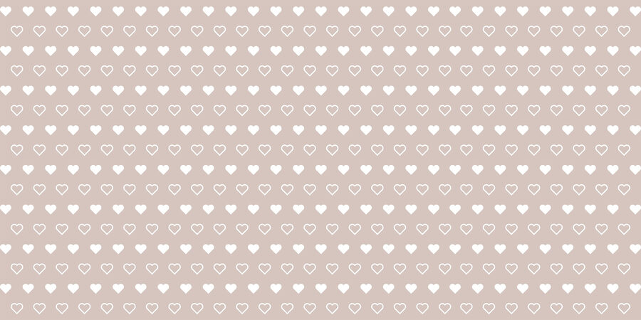 Motif de cœurs sur fond beige Motif de cœurs sur fond beige