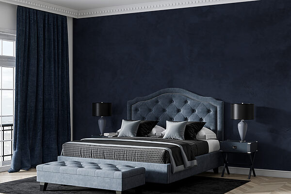 Mur bleu foncé avec stries blanches Mur bleu foncé avec stries blanches
