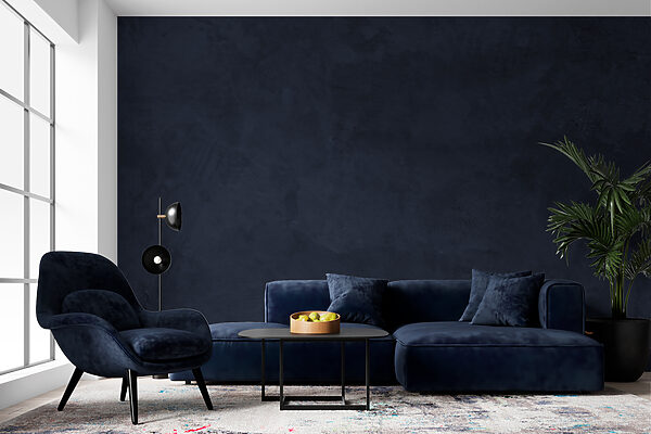 Mur bleu foncé avec stries blanches Mur bleu foncé avec stries blanches