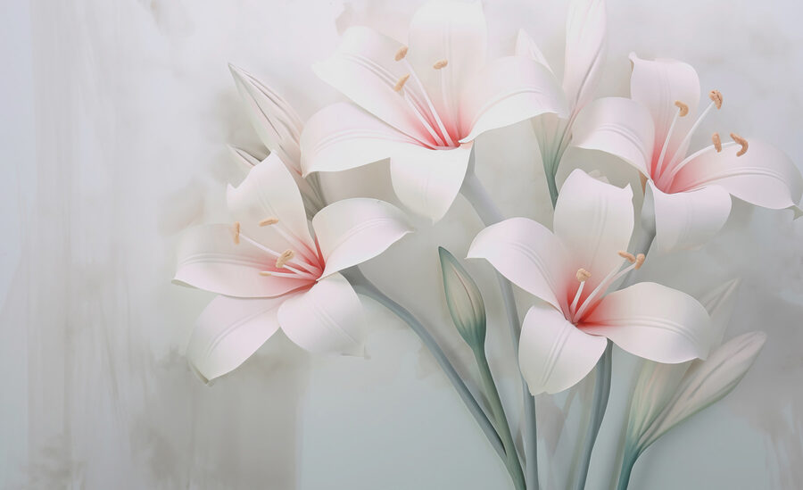 Des fleurs délicates à l'élégance subtile