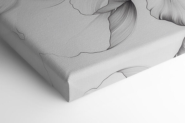 Design floral élégant dans des tons monochromes Design floral élégant dans des tons monochromes