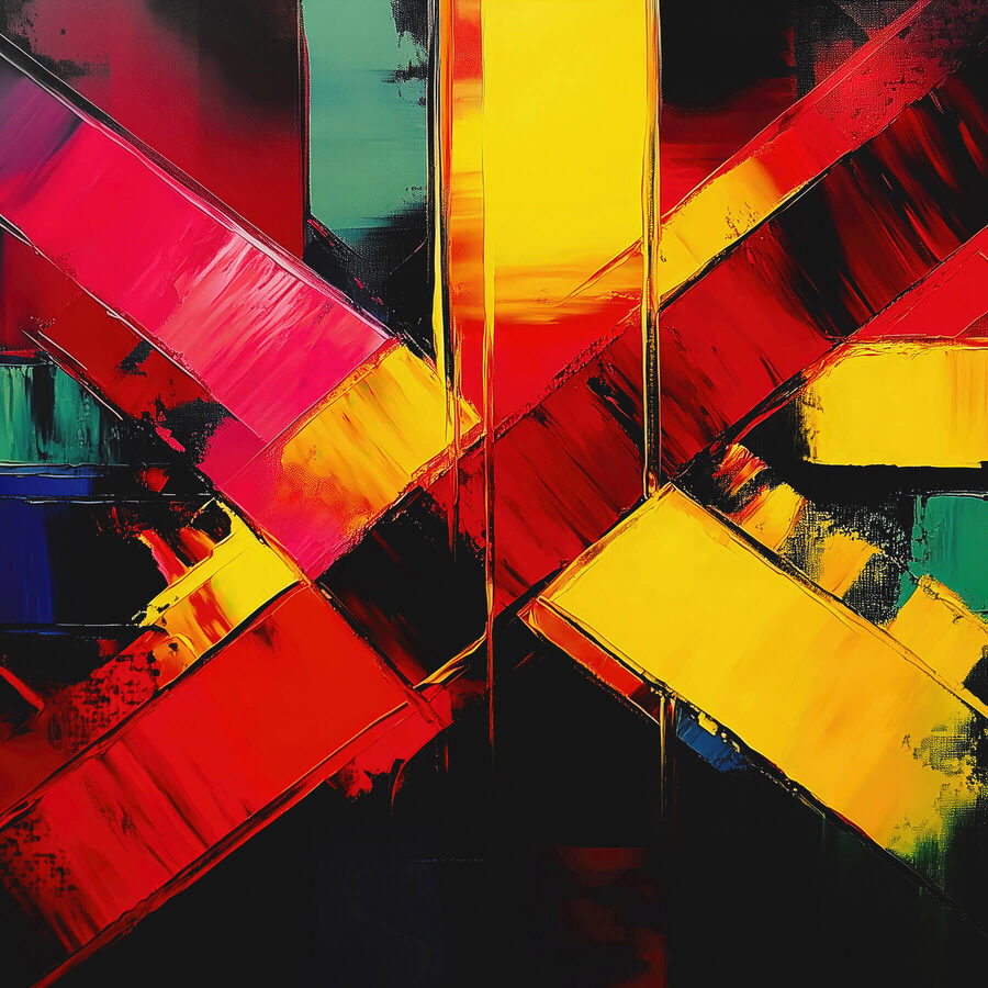 Peinture d'une croix