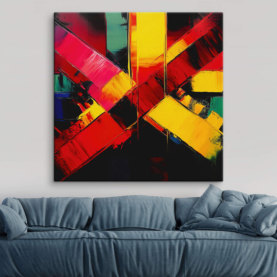 Peinture d'une croix
