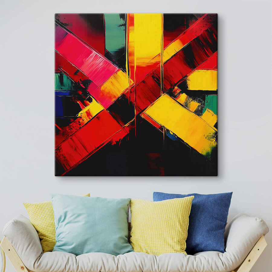 Peinture d'une croix