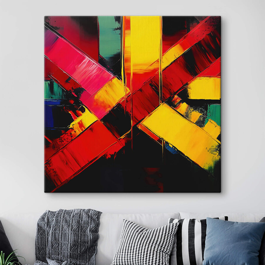 Peinture d'une croix