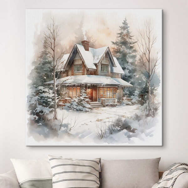 Maison dans la neige Maison dans la neige