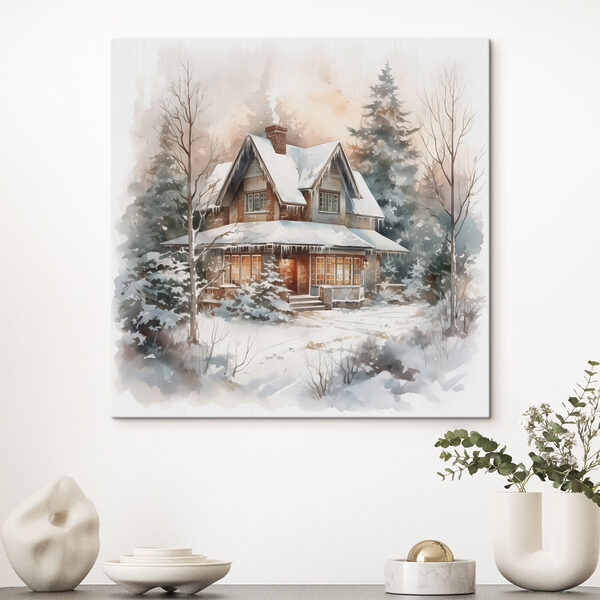 Maison dans la neige Maison dans la neige