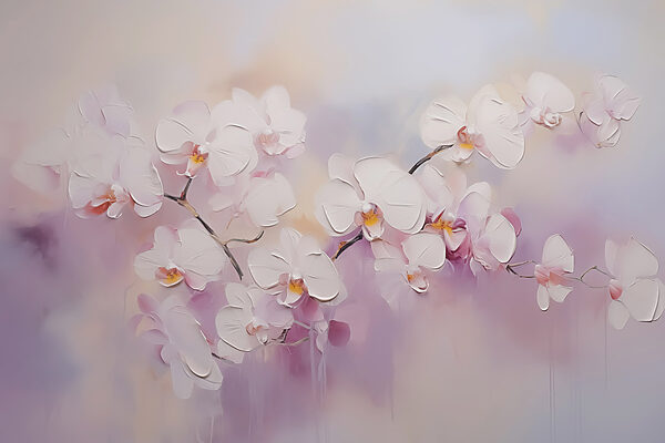Peinture de fleurs blanches Peinture de fleurs blanches