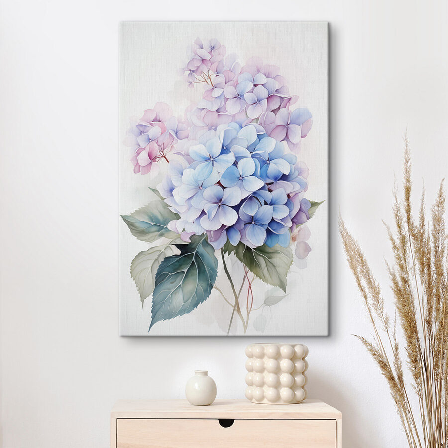 Peinture de fleurs sur fond blanc Peinture de fleurs sur fond blanc
