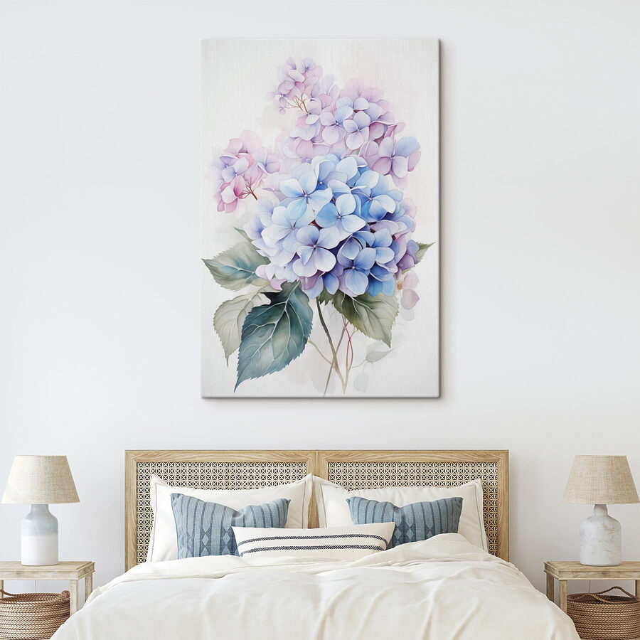 Peinture de fleurs sur fond blanc Peinture de fleurs sur fond blanc