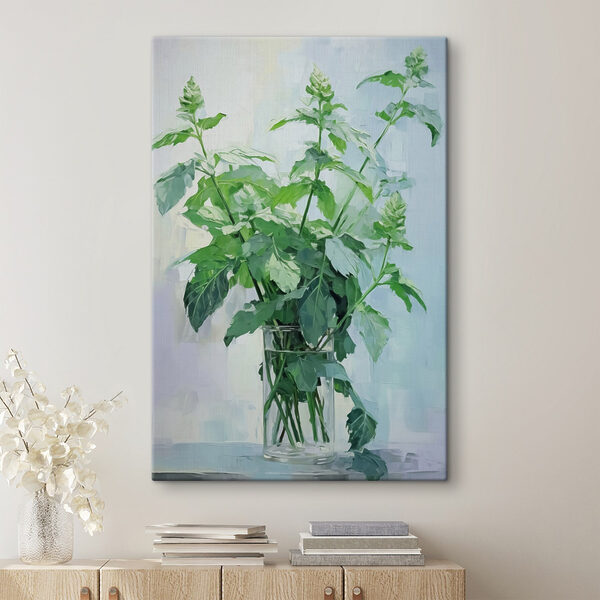 Plante dans un vase en verre Plante dans un vase en verre